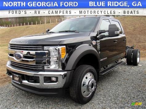 2017 Shadow Black Ford F550 Super Duty Lariat Crew Cab 4x4 Chassis
