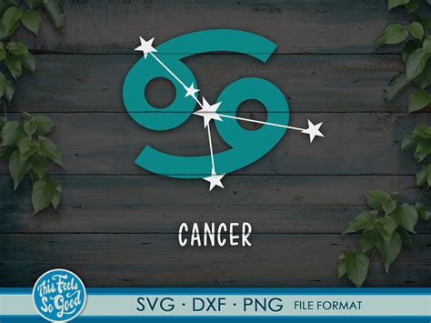 Cancer Svg Horoscope Svg Zodiac Sign Svg Cancer Sign Svg Etsy Canada