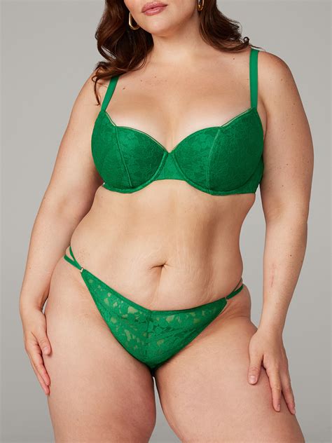 Garden Maze String Bikini Panty in Green | SAVAGE X FENTY Netherlands