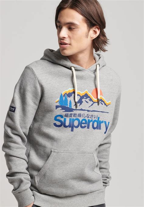 Superdry Core Great Outdoors Sweatshirt Grey Gritlight Grey