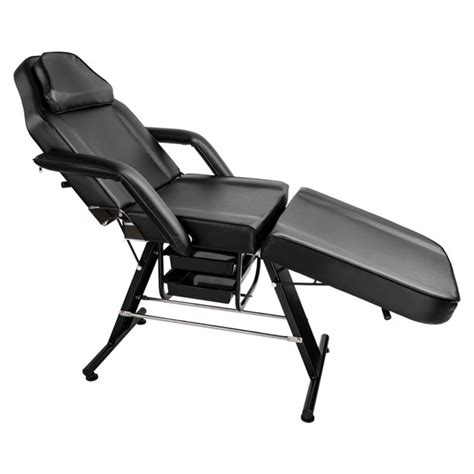 70 Portable Massage Table Beauty Salon Spa Chair Tattoo Chair Black
