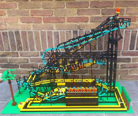 Lego Ideas Working Roller Coaster