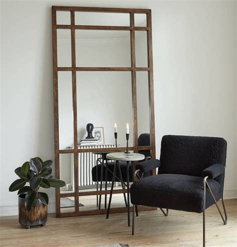Extra Large Wooden Framed Mirror By The Forest And Co Wohnzimmer