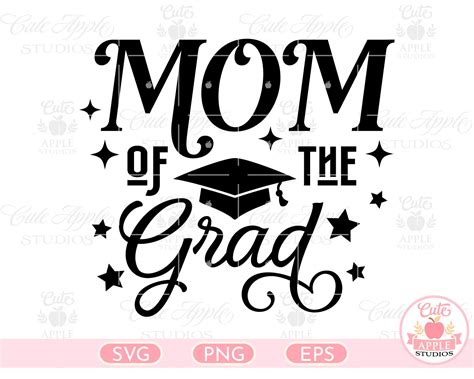Mom Of The Graduate Svg Proud Mom Of A Graduate Svg Proud Etsy