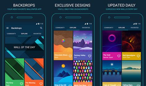 It features a lot of the basics. 11 Best Wallpaper Apps for Android | Phandroid