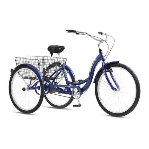 Buy Schwinn Meridian Adult Tricycle Bike Three Wheel Beach Cruiser 24