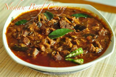 Nadan Beef Curry Traditional Beef Curry From Kerala