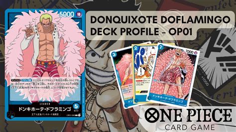 One Piece TCG Donquixote Doflamingo Seven Warlords Of The Sea Deck