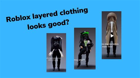 Roblox Layered Clothing Actually Looks Good Youtube