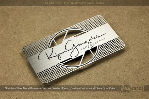 Hollow Metal Business Card Stainless Steel Business Card Custom Stainless Steel Business Card