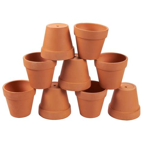 Terra Cotta Pots 9 Pack Mini Clay Flower Pot Planters For Indoor