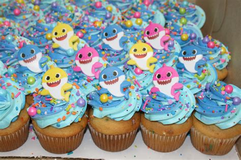 Baby Shark Cupcakesdessert Works
