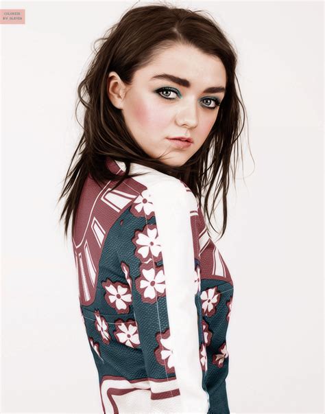 Colorize Maisie Williams By Allexia80 On Deviantart