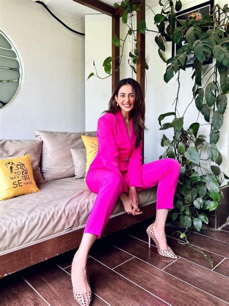Rakul Preet Singh’s Hot Pink Jumpsuit Perfectly Complements Her Rosy Cheeks