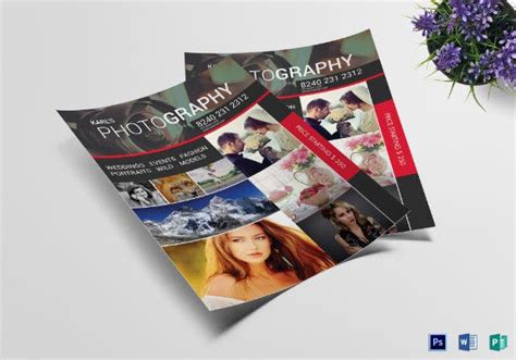 10 Best Wedding Photography Flyer Templates Ms Word Photoshop