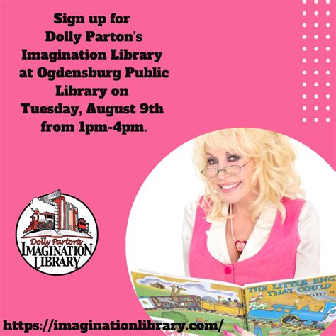 Dolly Partons Imagination Library At Ogdensburg Public Library