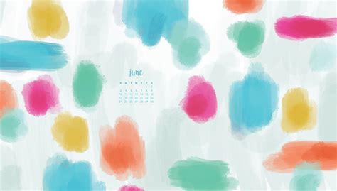 Audrey Of Oh So Lovely Blog Shares 4 Free June Desktop Wallpapers They