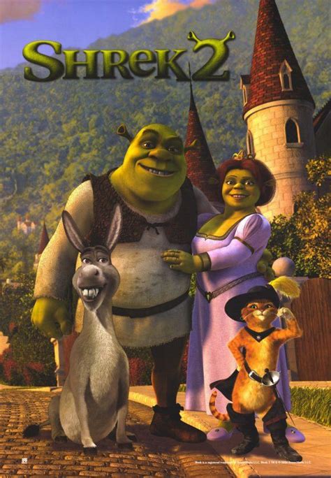 Shrek 2 11x17 Movie Poster 2004 Shrek Animated Movies Shrek Funny