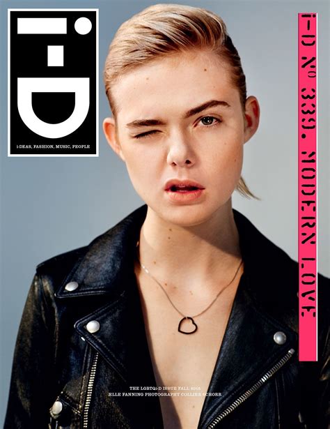 Elle Fanning Is The Cover Star Of The Lgbtqi D Issue Elle Fanning