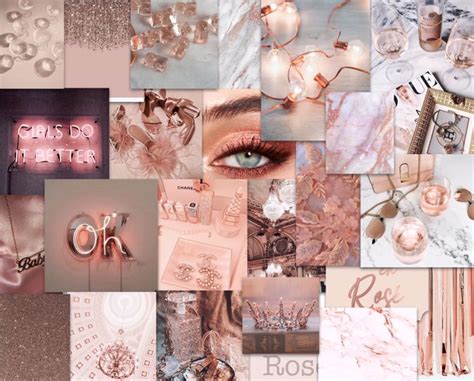 10 selected rose gold pink aesthetic wallpaper desktop you can download it without a penny