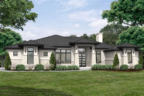 Modern Hill Country House Plan With 3 Bedrooms 430066ly