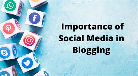 Importance Of Social Media In Marketing Your Blogging