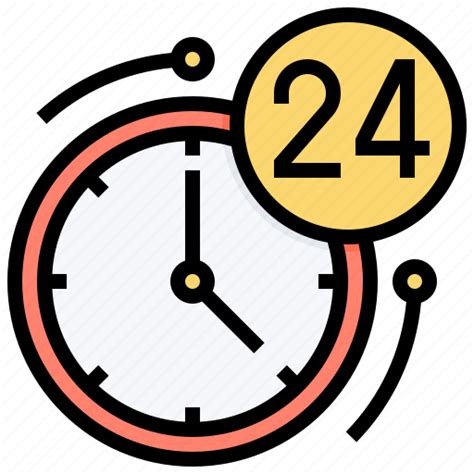 Always Hours Service Support Time Icon