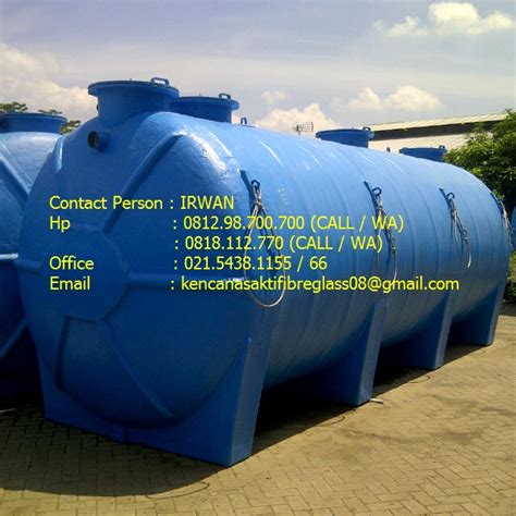 Pabrik Fiberglass Tangki Stp Wwtp Pengolahan Air Limbah Tangki