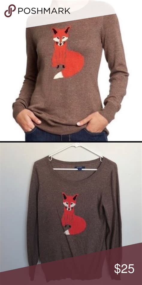 Old Navy Fox Sweater Fox Sweater Sweaters Navy Sweaters