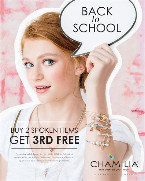 Buy 2 Get 1 Free Of Chamilias Spoken Id Bracelets Chamilia School