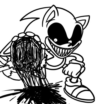 Sonic Exe Coloring Pages