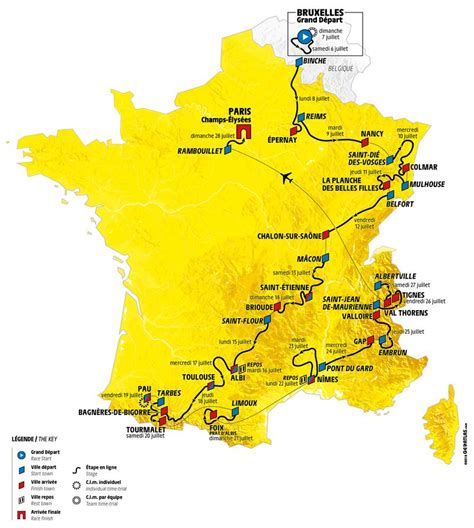 Causing him to eat it hard. Tour de France 2019 : le parcours, les étapes et 10 choses à retenir - Tour de France - Cyclisme