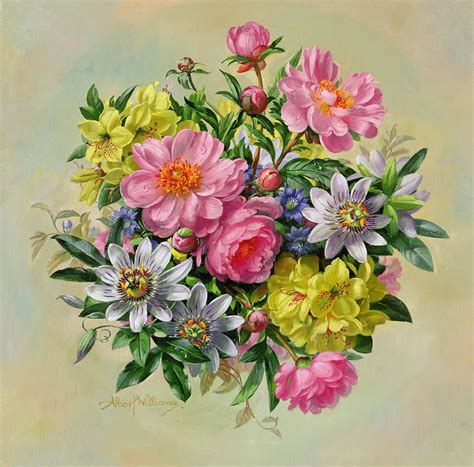 Albert Williams Floral Still Life Painter Tutt Art