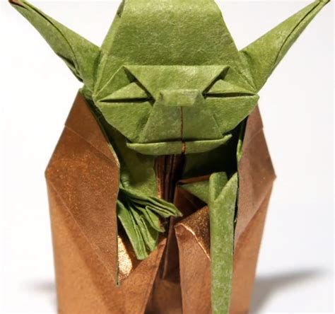 Easy Origami Yoda Easy Origami Yoda Instructions With Stand Paper Craft