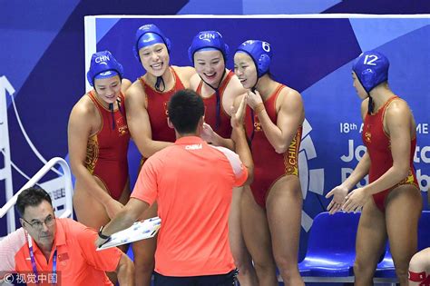 china beat japan in women s water polo at 18th asian games cgtn