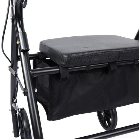 Otviap 4 Wheeled Walker Rollator Wheelchair Frame Replacement Storage