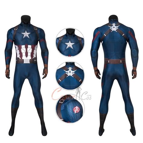 Wear your pride with this diy captain america costume. Captain America Costume Avengers: Endgame Cosplay Steven Rogers | Captain america costume ...