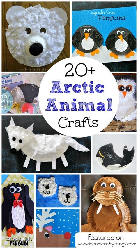 20 Arctic Animal Crafts For Kids Arctic Animals Crafts Winter