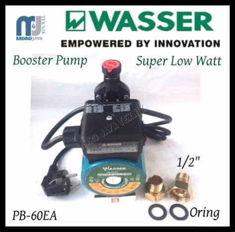 1 1/4 inch outlet : Jual Pompa Booster Wasser PB-60EA Pompa Dorong Untuk ...