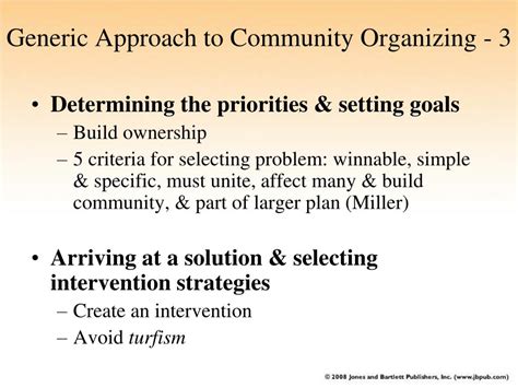 Ppt Community Organizing Building And Health Promotion Programming