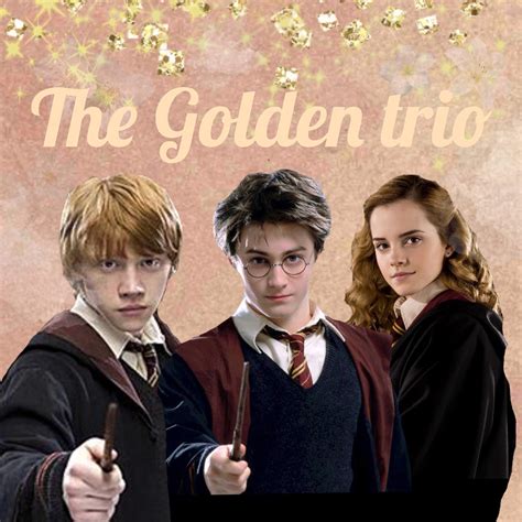 The Golden Trio Harry Potter Amino