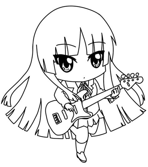 Anime Coloring Pages Printable Various Styles | K5 Worksheets