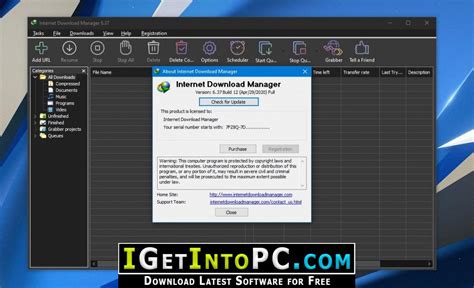 Internet download manager is the best tool to download files from the internet, effortlessly and without any hassle. Internet Download Manager 6.37 Build 12 Retail IDM Free Download