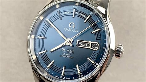 Omega De Ville Hour Vision Annual Calendar 43133412203001 Omega Watch Review Youtube