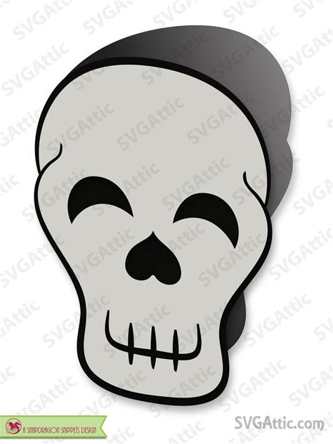 Skull Shaped Card From Sds Halloween Cards Svg Files Svg Svgattic