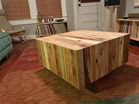Coffee Table Made From Discarded Pallet Wood Rwoodworking