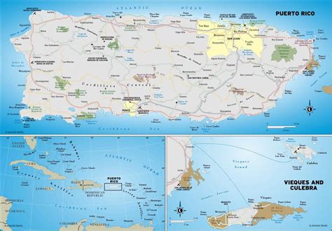 Puerto Rico (Maps) | Puerto rico map, Puerto rico, Puerto 