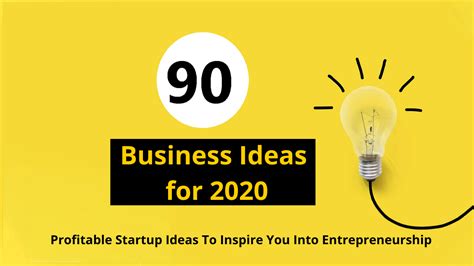 90 Business Ideas For 2020 Profitable Startup Ideas To Inspire You Into Entrepreneurship Retail