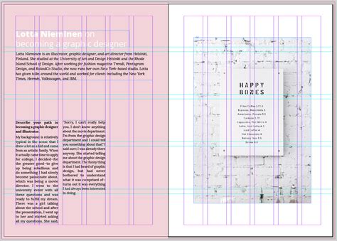 Typography Magazine Design Project My Process On Behance