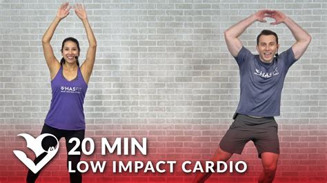 20 Minute Low Impact Standing Cardio Workout With No Jumping 20 Min